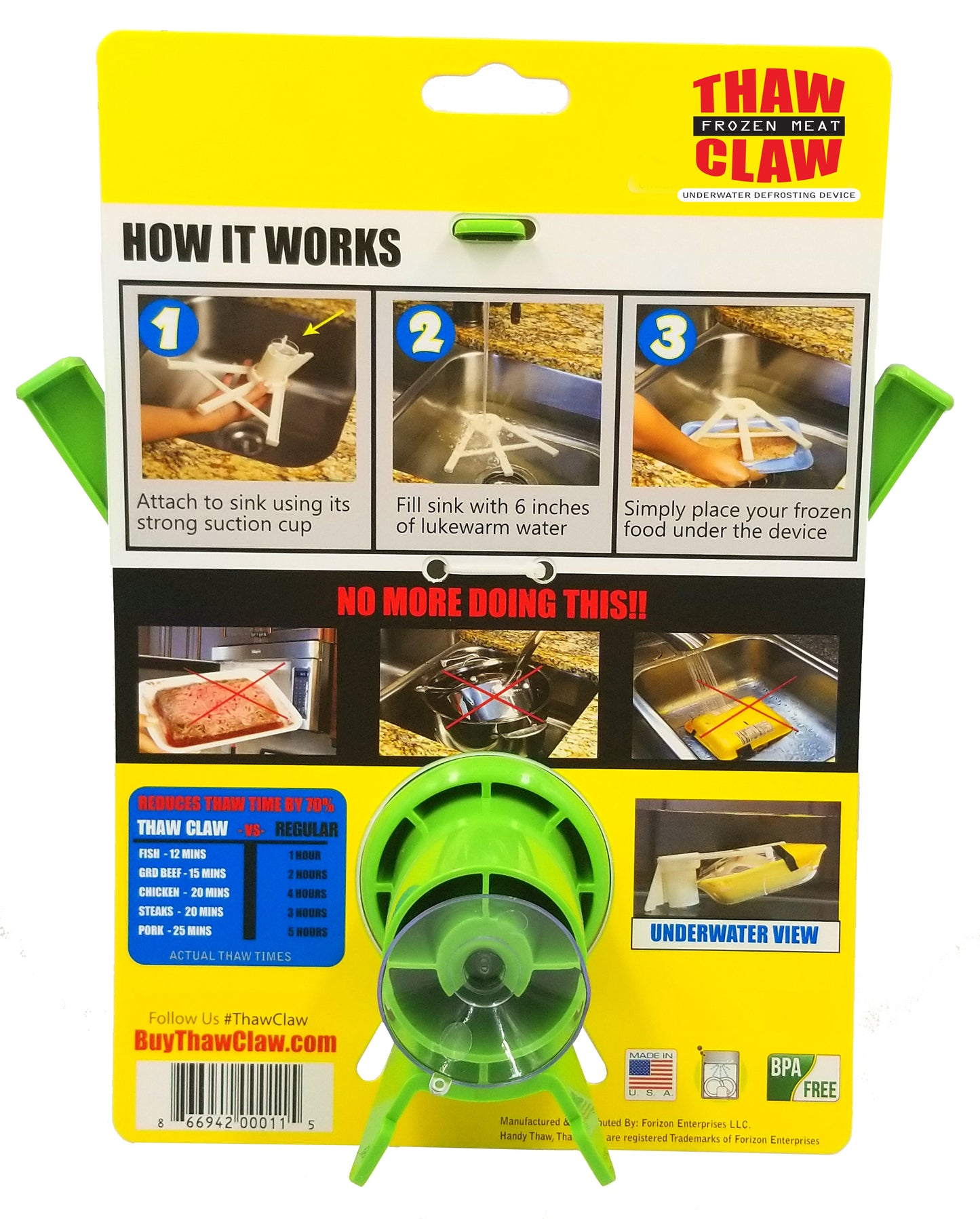 THAW CLAW  (Green) - Thaw Claw