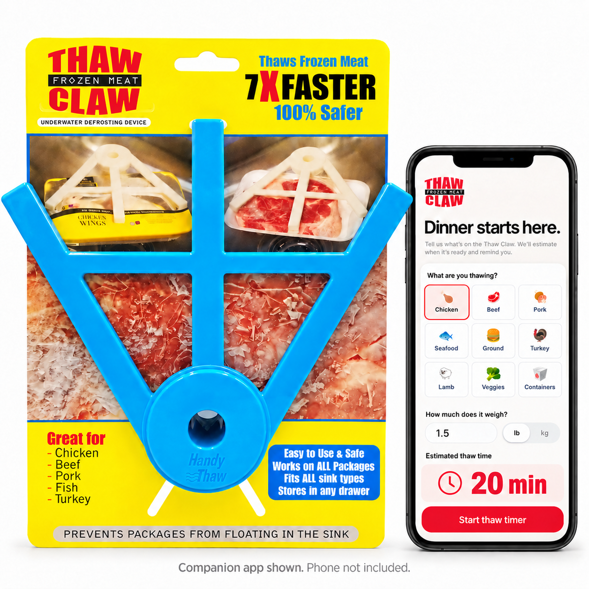 THAW CLAW  (White) - FREE SHIPPING