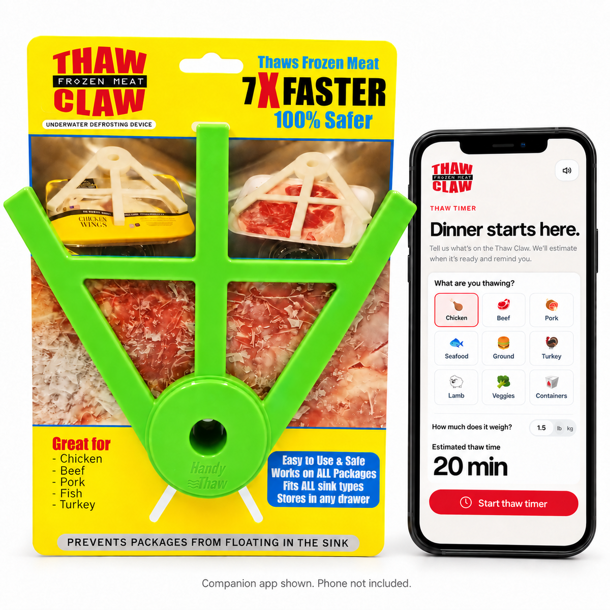 THAW CLAW  (White) - FREE SHIPPING