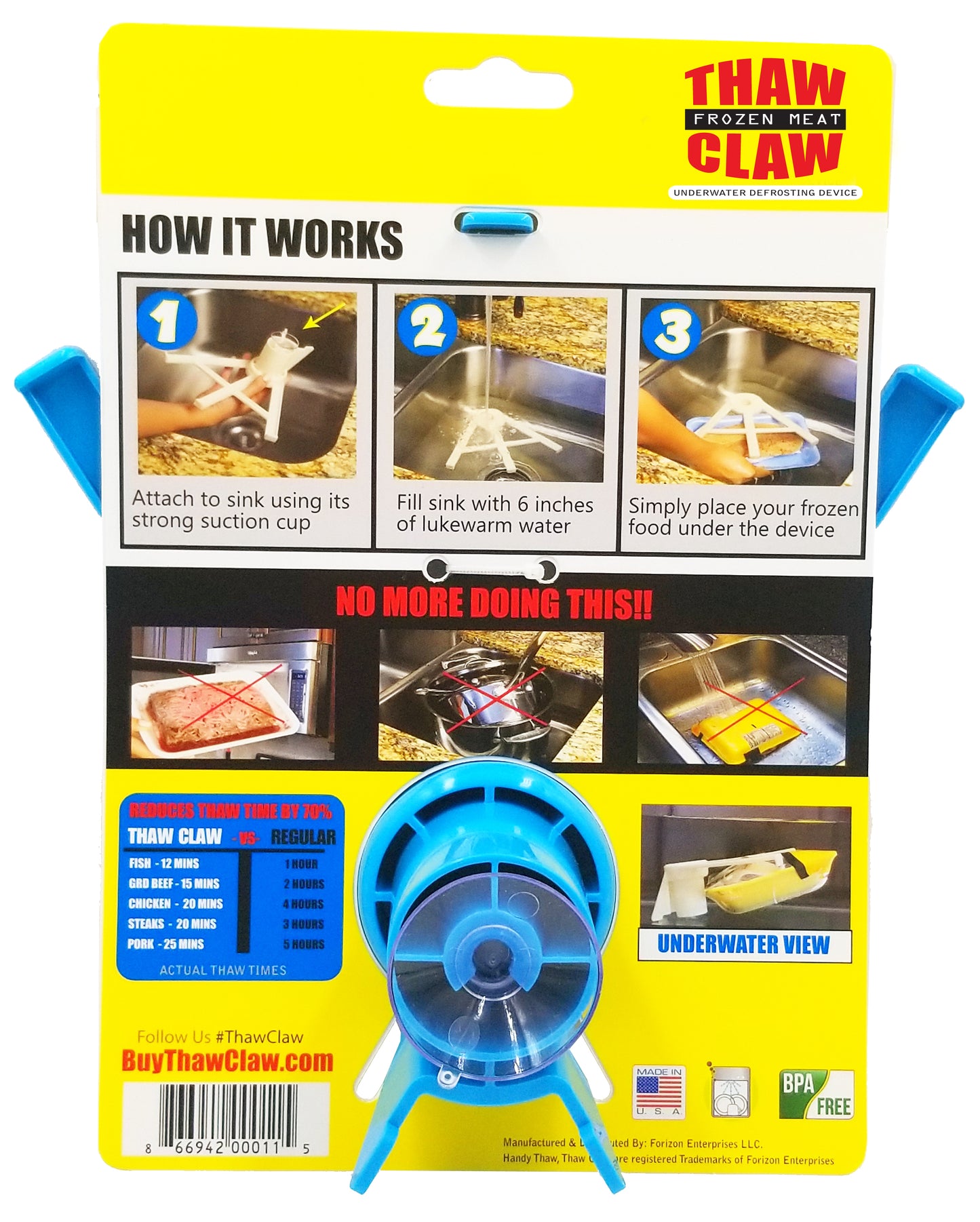 THAW CLAW  (Blue) - Thaw Claw